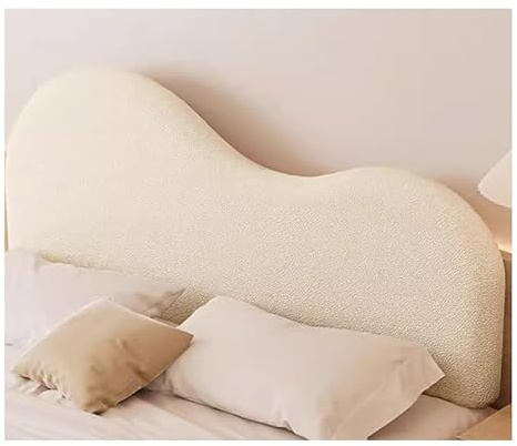 XILYZMO Suave Relleno Tapizado, Cabecera Lectura Grande Almohada, Montado La Pared Fibra Superfina Retirable Almohadón, Soporte para La Espalda Tapizado Paneles Pared, Tamaño(Blanco,100x59.9cm)