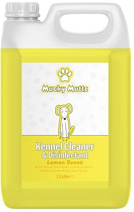 Mucky Muttz - Pet Kennel & Cattery Cleaner Disinfectant - Kills 99.99% Bacteria | Dog & Cat Odour Eliminator | Multi-Surface Pet Cleaner for Kennels, Litter Trays, Floors & Bedding - 2.5 Litre