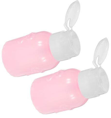 Ipetboom 2 Flaconi Per Smalto Con Pompa Da 250 Ml Contenitori Per Liquidi Ricaricabili Bocca Larga Per Una Facile Pulizia
