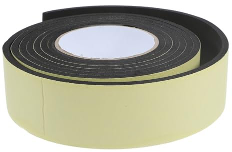 GARVALON 1rolle Roll Foam Tape Für Türdichtungen Selbstklebender Wasserdichter Schaumstoffstreifen Zur Isolierung Und Schalldämmung Von Fenstern Und Türen