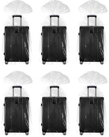 6 Piezas Bolsas de Plástico Planas Grandes,Bolsas plástico transparente extra grandes,Bolsas Plastico Grandes para Maletas,Bolsa de plástico transparente extra grande,Para muebles, equipaje, maletas.