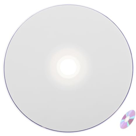 SOPOTUTU Disco Cd Scrivibile Per Registrazione Audio Compact Disc Vuoto Professionale Dischi Multimediali Scrivibili Per Musica e Dati Cd Registrabili Multiformato
