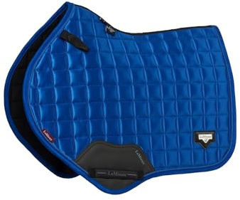 LeMieux Loire Satin Classic Close Contact Square Sattelpolster, Benetton Blue