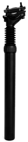 Reggisella in lega di alluminio da 350 mm, con molla ammortizzante regolabile per una guida confortevole, adatto per tubi sella bici da 27 2 30 9 31 6 mm (31,6 x 350 mm)