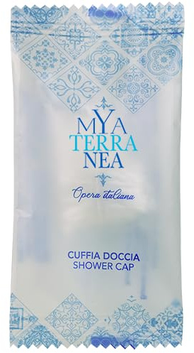 Cuffia Doccia Flow Pack, Confezione da 250 Pezzi Linea Cortesia Hotel MyaTerranea