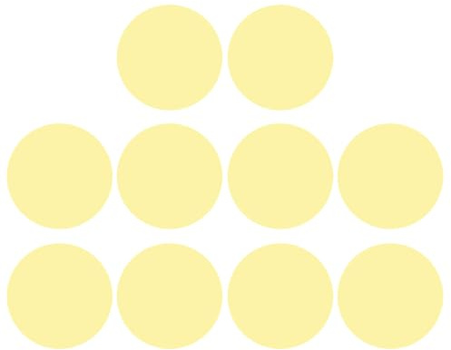 Cabilock 10pezzi Gel per Illuminazione da Palco da Correzione di Colore Caldo Dischi Rotondi per Faretti e Strobo Filtri Colorati per Illuminazione Dj e Teatro