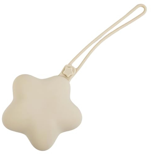 GXGM Attache Tetine En Silicone, BoîTe De Rangement Portable, Motif éToile