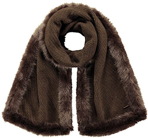 Barts SCHAL WINTERSCHAL STRICKSCHAL BRAUN AMARANTH KUNSTFELL WÄRMEND 2895009 - Amaranth (one-size)