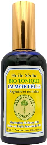 BIOTONIC Immortelle Trockenöl 100ml. Multifunktion für Körper, Gesicht und Haare. Regeneriert und Revitalisiert
