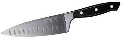 Nirosta Couteau de chef Trinity 29 cm - Acier inoxydable de qualité supérieure - Couteau tranchant de qualité professionnelle pour fruits, légumes, etc. - Lame enduite pour une coupe plus facile -
