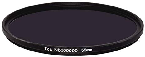 ICE 55mm ND100000 Optical Glass Filter Neutral Density 16.5 Stop ND 100000 55
