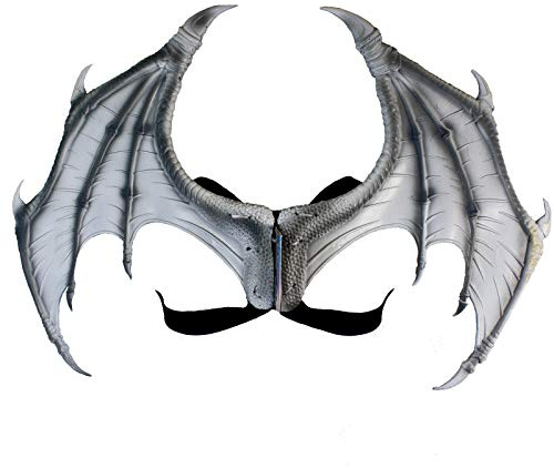 HMS Adult Thrones Halloween Costume Dragon Gargoyle Statue Wings White