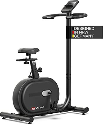 AsVIVA H24 Heimtrainer & Ergometer mit Magnetmotor, Pulsmessung, Kinomap App, für Zuhause, Senioren und Einsteiger