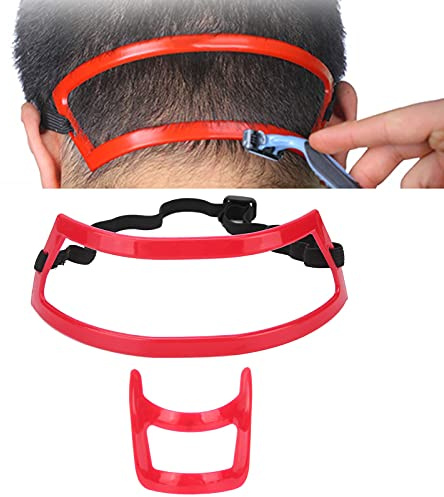 Set di Modelli per la Rasatura della Scollatura della Barba Guida per il Taglio dei Capelli del Collo degli Uomini Strumenti di Rifinitura per L'auto-taglio per la Rasatura Fai-da-te e il Mantenimento