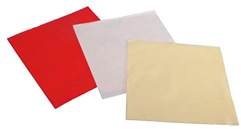 350 Premium Servietten Einmalservietten stoffähnlich Zellstoff/Baumwolle Cotton Mix Napkins Weiß 38x38cm 1/4 Falz (19x19cm) Airlaid Alternative - Made in Germany
