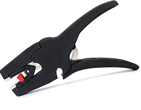 XCSJ Multifunktionale Abisolierzange Kabelschneider 2-In-1 Selbsteinstellende Abisolierzange 0.03-10 Mm Selbsteinstellende Zange Crimpzange Isolation Automatik Abisolierzange Cutter Profi Drahtschere