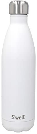 S'well Wiederverwendbare Wasserflasche aus Edelstahl, 750 ml, Mondstein, dreifach isolierte und auslaufsichere Trinkflasche für heiße und kalte Getränke bis zu 48h Kalt/24h Heiß