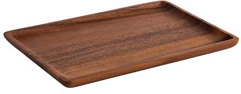 APS 793 Servierbrett aus geöltem Akazienholz, 25 x 17 x 1,5 cm