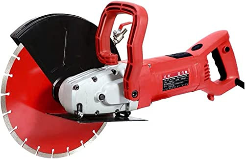 SPUZZO Tools 3000W Multi-function Slotting Machine Electric Slotting Machine Concrete Cutting Machine + Diamond Saw Blade