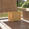 Homgoday Gartentruhe 60x52x55 cm Bambus Gartenmöbel Model319874