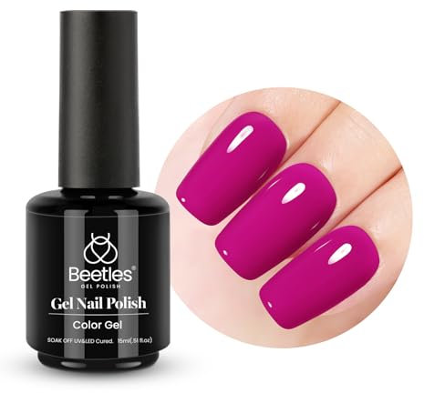beetles Gel Polish 15ML Dragon Fruit Purple Red Pink Dark Purple Gel Nail Polish Manicure Diy Nail Art Gel Soak Off UV LED Nail Lamp Nail Art Manicure Salon 1 Pcs