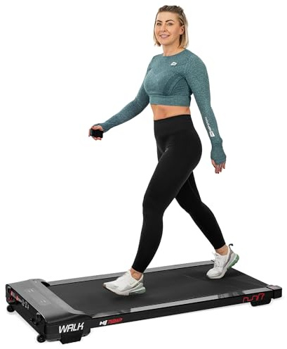 Hop-Sport Laufband HS-750WP Walk, Walking Pad - Geschwindigkeit bis 6 km/h, Lauffläche 45x110 cm, 2,5-PS-Motor, Laufband für Zuhause mit Fernbedienung