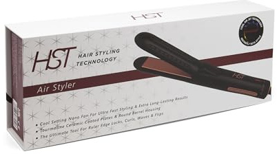 HST Air Styler, Straightener & Curler, Ceramic Plates, Cool Air Tech