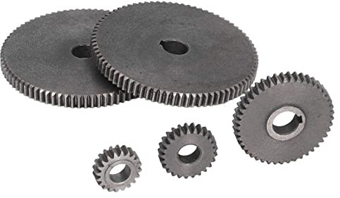 5-teiliges Drehmaschinen-Getriebe-Metall-Mini-T80-T45-T25-T20-Zubehör-Ersatzset-Set Zum Schneiden von Professionellem Zubehör