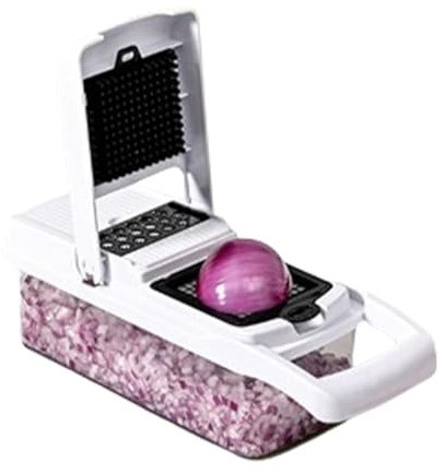 Vegetable Cutter, Slicer, Chopper, Multifunctional Fruit Slicer - Kitchen Vegetable Chopper - Ergonomic Kitchen Vegetable Cutter, Non-Slip Potato Onion Food Cutter, Fruit Cutter