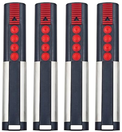 868MHz Fernbedienung – Kompatibel mit SOMMER 4020 TX-03-868-4 4020V000 Garagentor Fernbedienung – Ersatz für SOMMER 868MHz Garagentoröffner Handsender 4-Kanal (4 Stück)