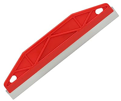 Paint Shield Paint Trim Guard for Cutting in Tools,12 inch Multi-Purpose Straight Edge Painting Tool Skirting Boards, Wallpaper Scraper for Precision Smearing Cutting Repairing(Color:Red)