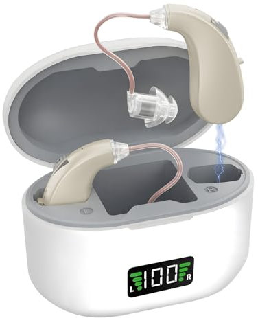 Dispositivo ricaricabile a cancellazione di rumore, display a LED, per migliorare la sicurezza degli anziani