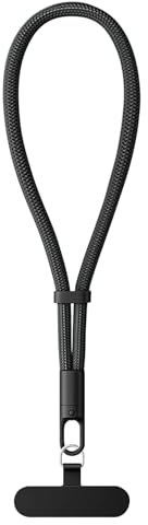 HOTUT Dragonne de téléphone Portable, chaîne de téléphone Portable Universelle pour Tous Les Smartphones avec Patch Universel, lanière de téléphone Portable en Nylon réglable