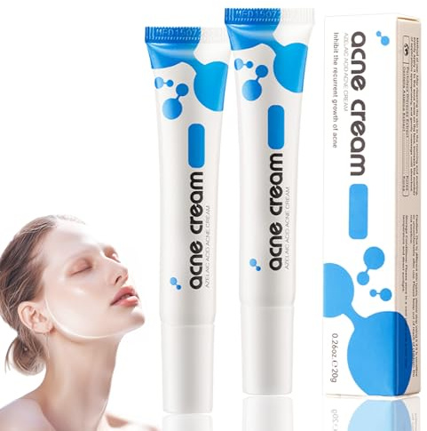Soleneva 2 Stück Azelainsäure Gesichtsserum, 20% Azelaic Acid Serum, Anti Pickel und Akne Creme Azelainsäure, Gesichtsserum Azelaic Acid Zur Gegen Rötungen, Anti Pickel und Pigmentierung Vermindern