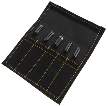 Scalpelli in Acciaio al Carbonio Nero Set di 10 per Incisione | Custodia Termoformata Inclusa, per Timbri in Pietra e Piccoli Manufatti, Uso Quotidiano e Hobby