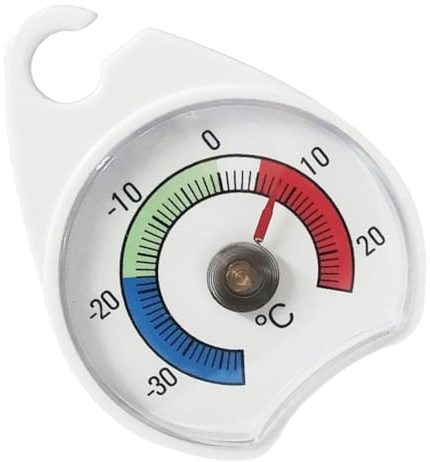 Yardenfun Termometro Frigorifero Portatile per Cucina e Freezer Precisione Affidabile per Supermercati e Conservazione Costruito Sicura Misuratore Temperatura e