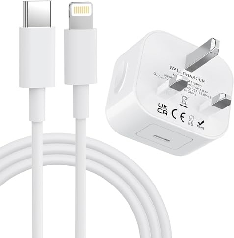 for iPhone USB C Fast Charger Plug and Cable [MFi Certified] 20W PD USB C Fast Charger Plug with 6FT Fast Charging Cable for iPhone 14/13/12/11 Pro/Pro Max/XS Max/XS/XR/X/SE/8