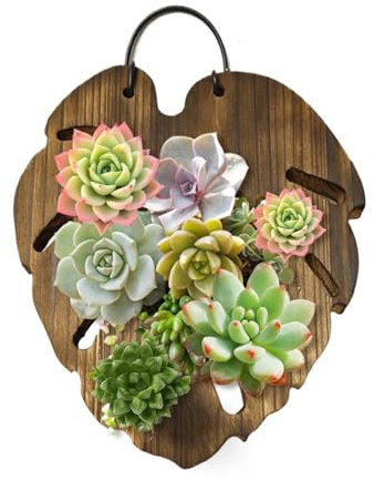 Soporte Para Orquídeas Soporte Vertical para Pared en Madera con Forma Cola | Tabla Montaje para Helecho Cuerno de Alce Decoración Hogar Interior Salón De Estar Plantas Trepadoras Monstera Orqu