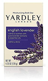 Yardley London Englisch Lavendel mit ätherischen Ölen Soap Bar, 4,25 Unzen Bar