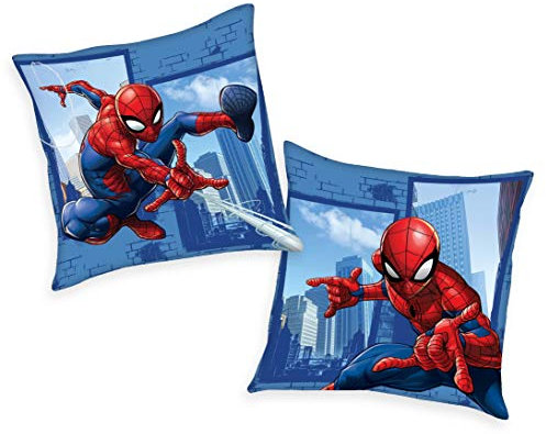 Herding Marvel Spiderman Spider-Man Plüsch Kissen Kuschelkissen, Soft Velvet, gefüllt