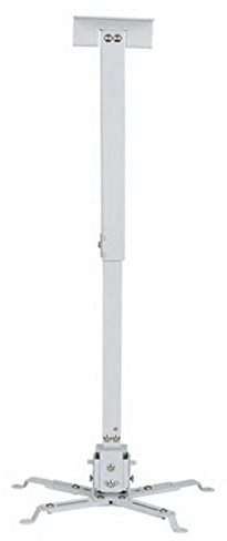 Jxjamp Projector Tripod Stand Universal Steel Projector Bracket Retractable Extendable Adjustable Ceiling Mount Wall Projector Bracket (Color : Black) (Color : White)