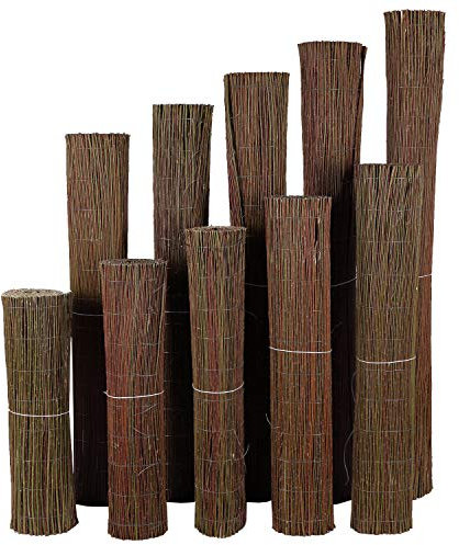 H4L Weidenmatte Höhe 70cm 5m Sichtschutzmatte Sichtschutzzaun Blickschutz Wind Sonnenschutz