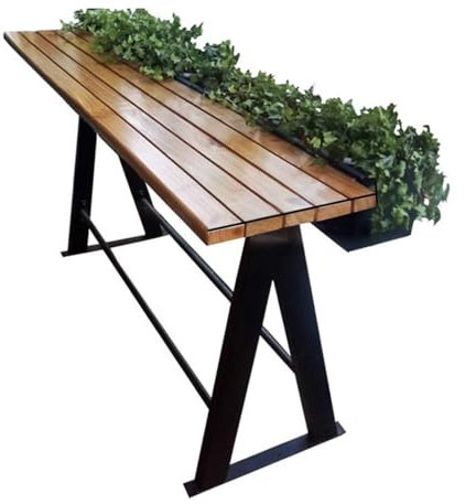 ZXTRYBHD Stehtisch for den Außenbereich, Bistrotisch Outdoor, Partytisch mit Wetterbeständiger, Wasserdichter Platte for Balkon, Bistro, Garten, Hinterhof(Large)