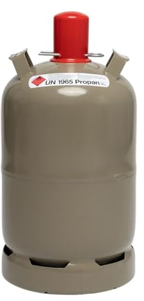 Bluecraft Eigentum Propan Gasflaschen 5kg und 11kg Regeneriert ungefüllt 10 Jahre geprüft für Gas-Grill, Gas-Kocher, Gas-Ofen, Reisemobile, Wohnwagen, Wohnmobil, camping (11 kg)