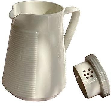 VINTORKY Jarra De Cerámica 550ml De Gran Capacidad Resistente Al Frío Calor Para Jugos y Agua El Hogar, Diseño Moderno Para Uso Doméstico, 1 Unidad