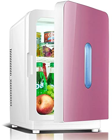 Mini Fridge Car Refrigerator 20 Liters/heat Preservation Personal Refrigerator Suitable For Small Car And Home Dual-use Socket 12V- Car Charger Plug (Color : A, Size : 12v110v220v)