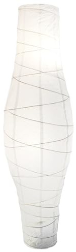 Peosaard Papierlampenschatten, Lampenschirme für Stehlampen 47 '' Langer Papierschatten minimalistischer Stil Ersatz Reisabdeckung für Schlafzimmerlampenschatten nur