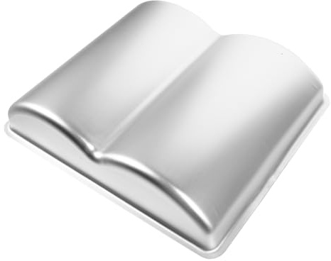 Holibanna Buchförmige Kuchenform aus Metall Antihaft Beschichtete Backform für Hochzeitsparty Wiederverwendbare Selbstgemacht Metallkuchenform