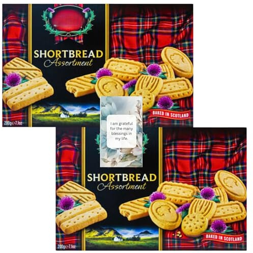 Biscuit Hamper Bundle With Shortbread Assortment Treat Snack Biscuit (Pack of 2) - Gift By Oerich