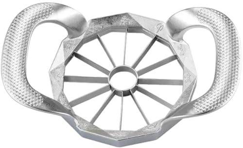 Lsydgn äppelurkärnare, 12 blad, äppelskärare rostfritt stål, äppelringar skärare, fruktdelare, Apple Cutter lätt att använda, tidsbesparande